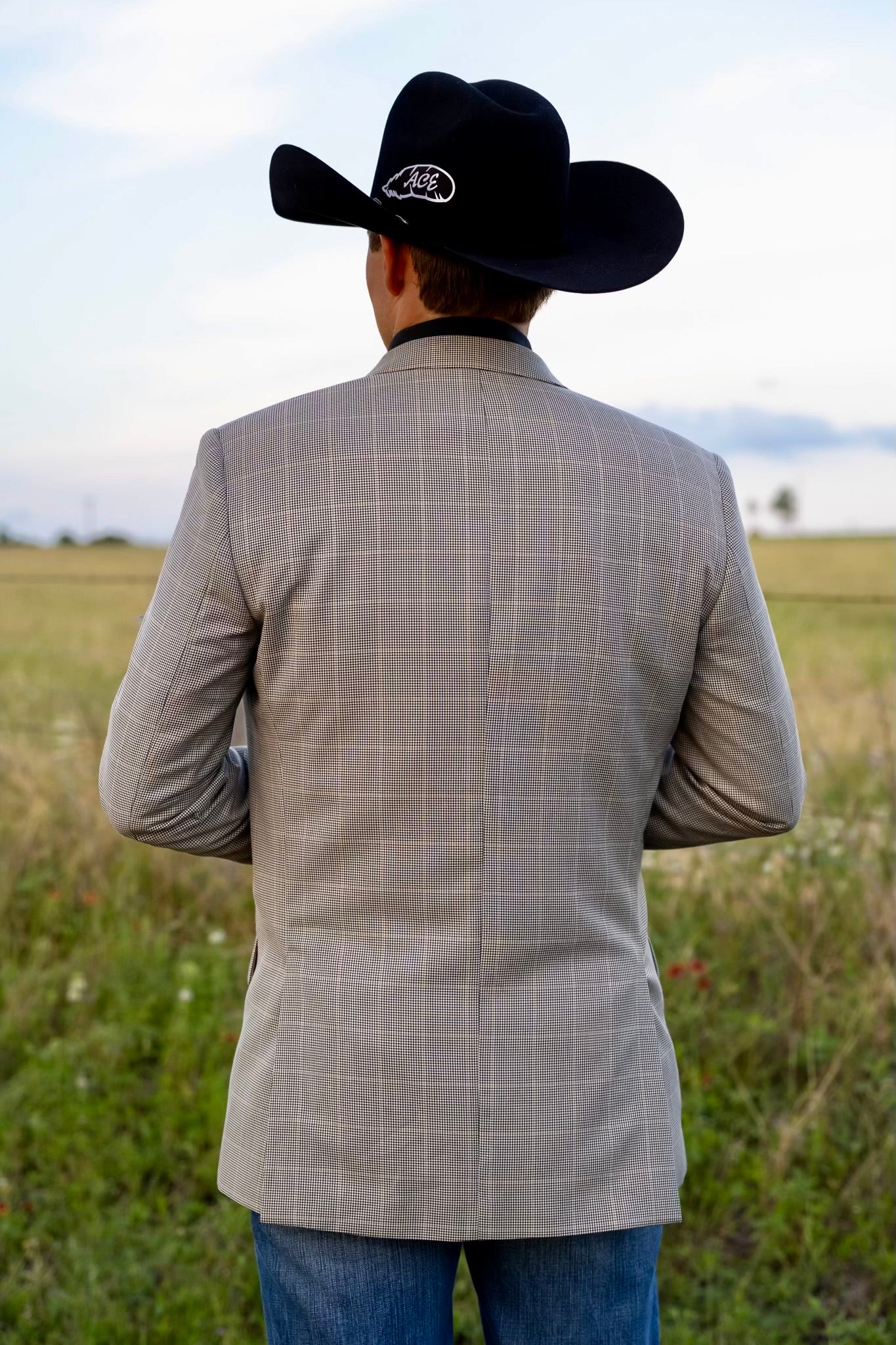 Smokey Houndstooth Cowboy Sport Coat – Timeless Western Tailoring