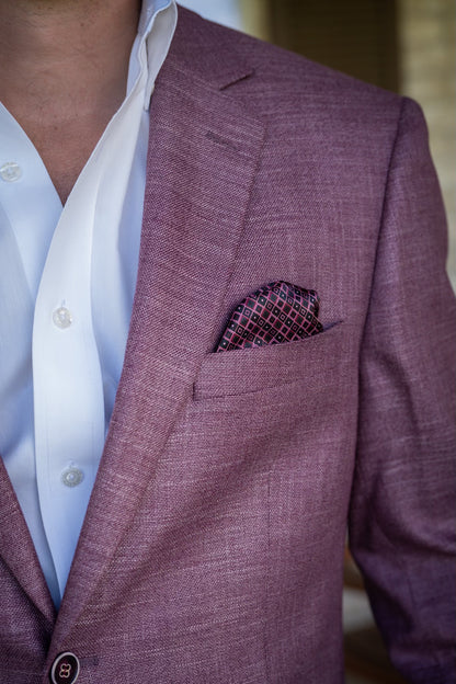 Solid Aggie Maroon Cowboy Sport Coat – Slim Fit Western Jacket