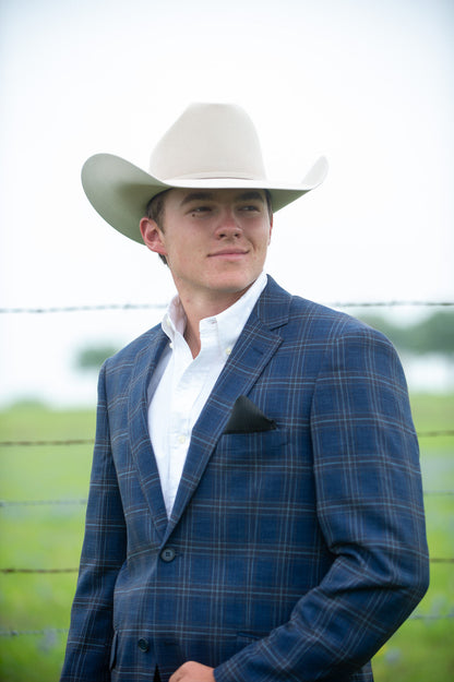 Smokey Blue Cowboy Sport Coat