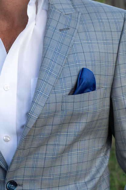 Steel Ranch Blue-Grey Long-Length Cowboy Sport Coat – Modern Western Luxe