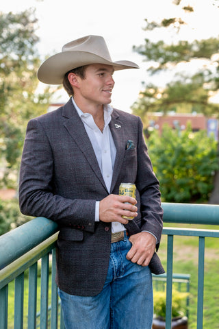 New!! Professor Tweed Cowboy Sport Coat