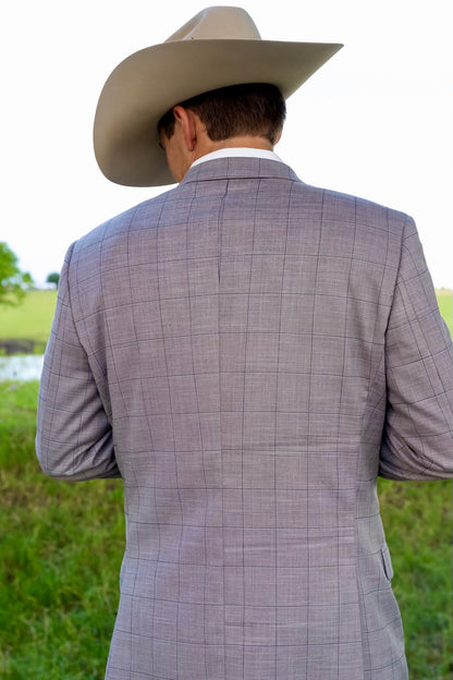 Flint Gray Long Cut Cowboy Sport Coat – Tailored Western Lifestyle Jacket
