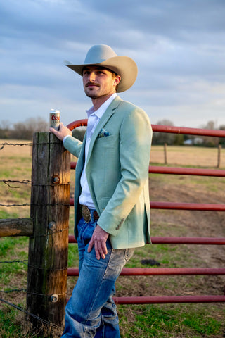 New!! Mint Julep Slim Fit Cowboy Sport Coat