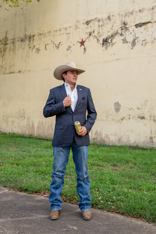 New!! Dark Denim Chino Cowboy Sport Coat