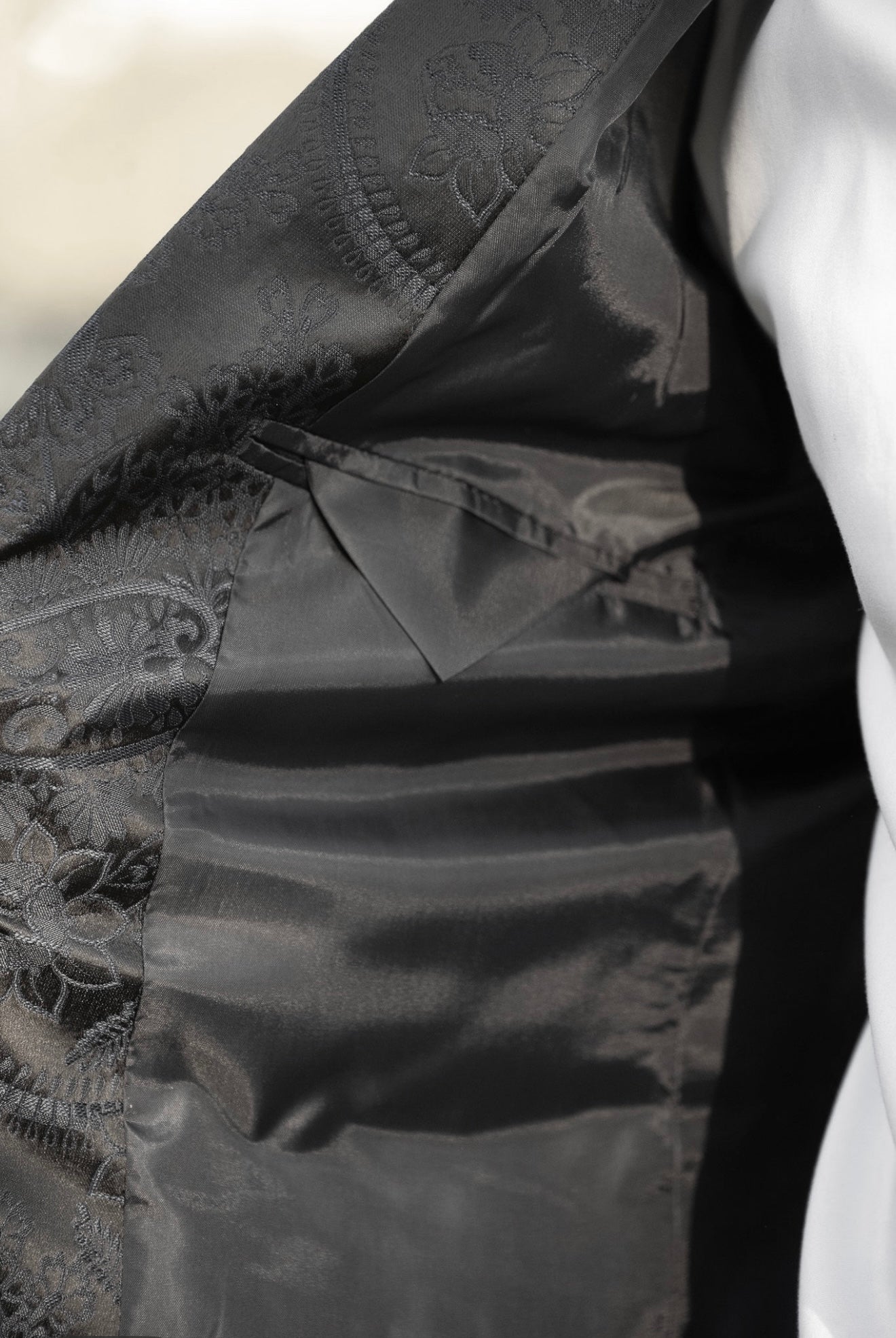 Black on Black Paisley Cowboy Sport Coat