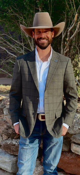 New!! Tactical Green Cowboy Sport Coat