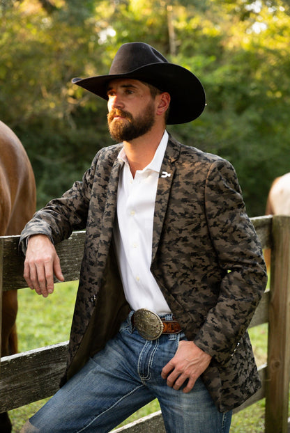 Camouflage Cowboy Sport Coat