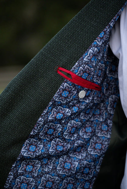 New! Olive Green Chino Cowboy Sport Coat