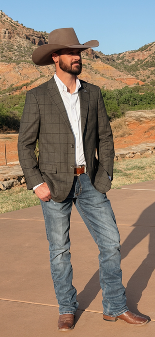 New!! Tactical Green Cowboy Sport Coat
