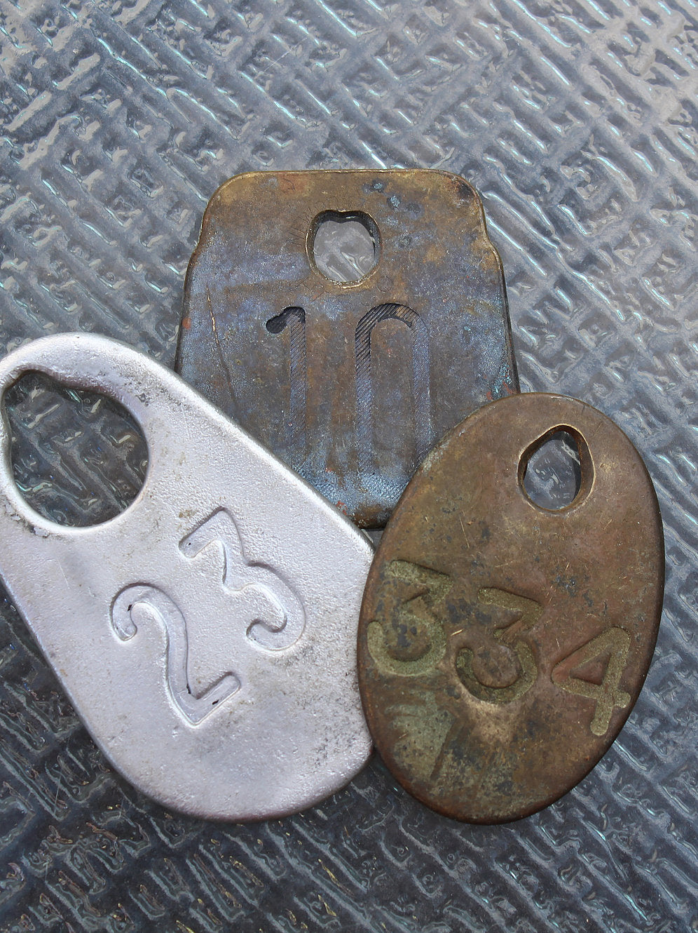 Vintage Cow Tag
