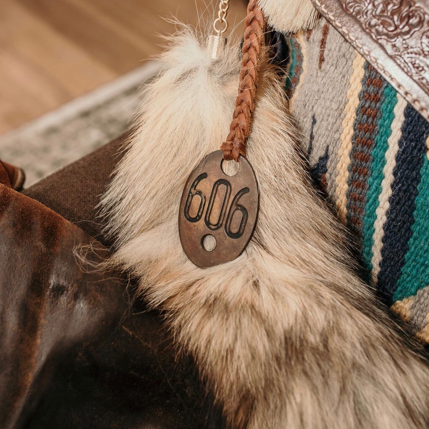 Vintage Cow Tag