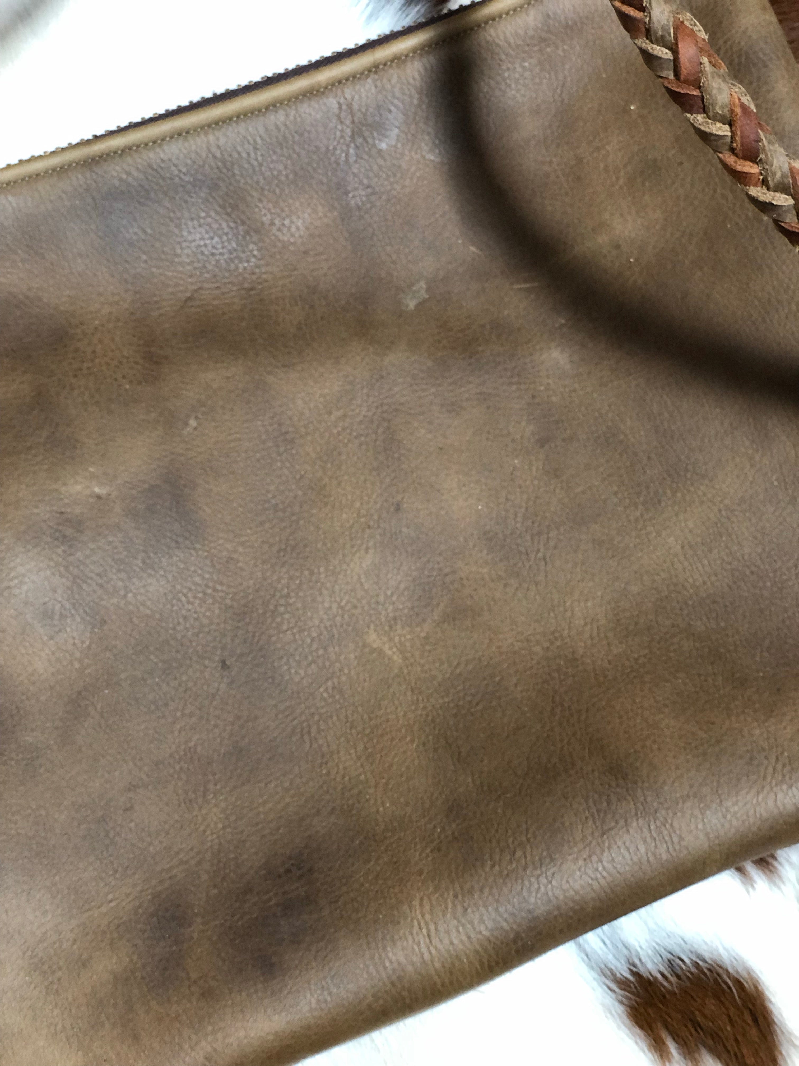 Sage Green/ Carmel Chap Bag