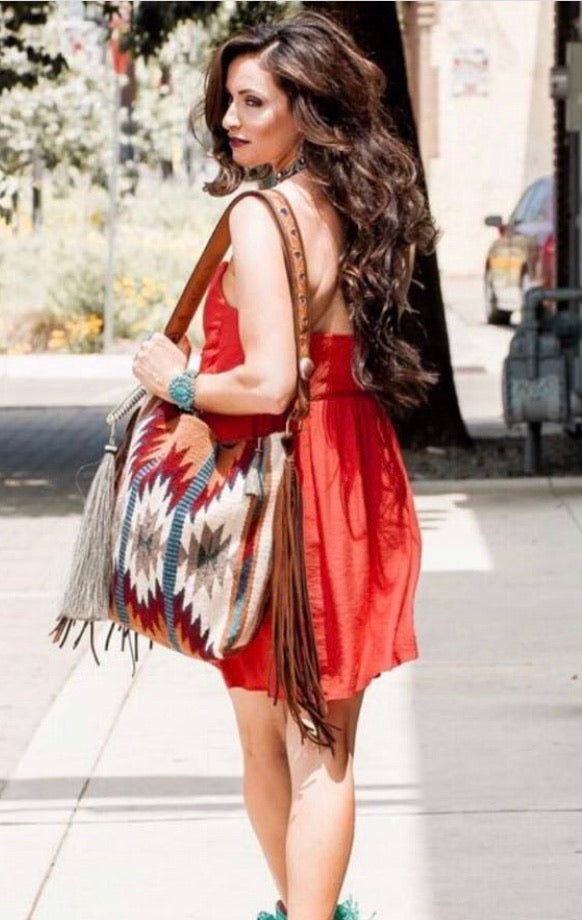 Desert Sunrise Saddleblanket Tote