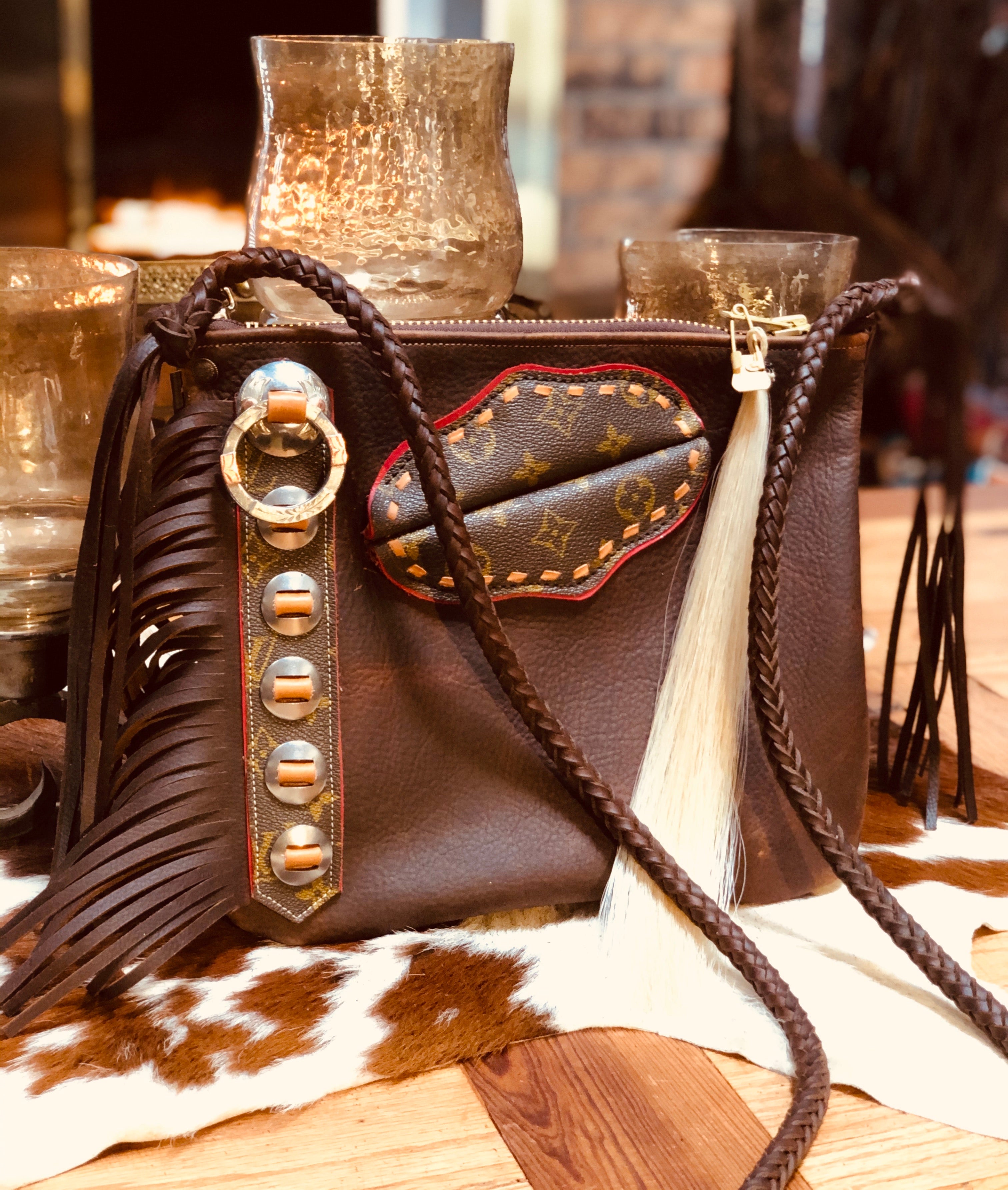 lv fringe handbag