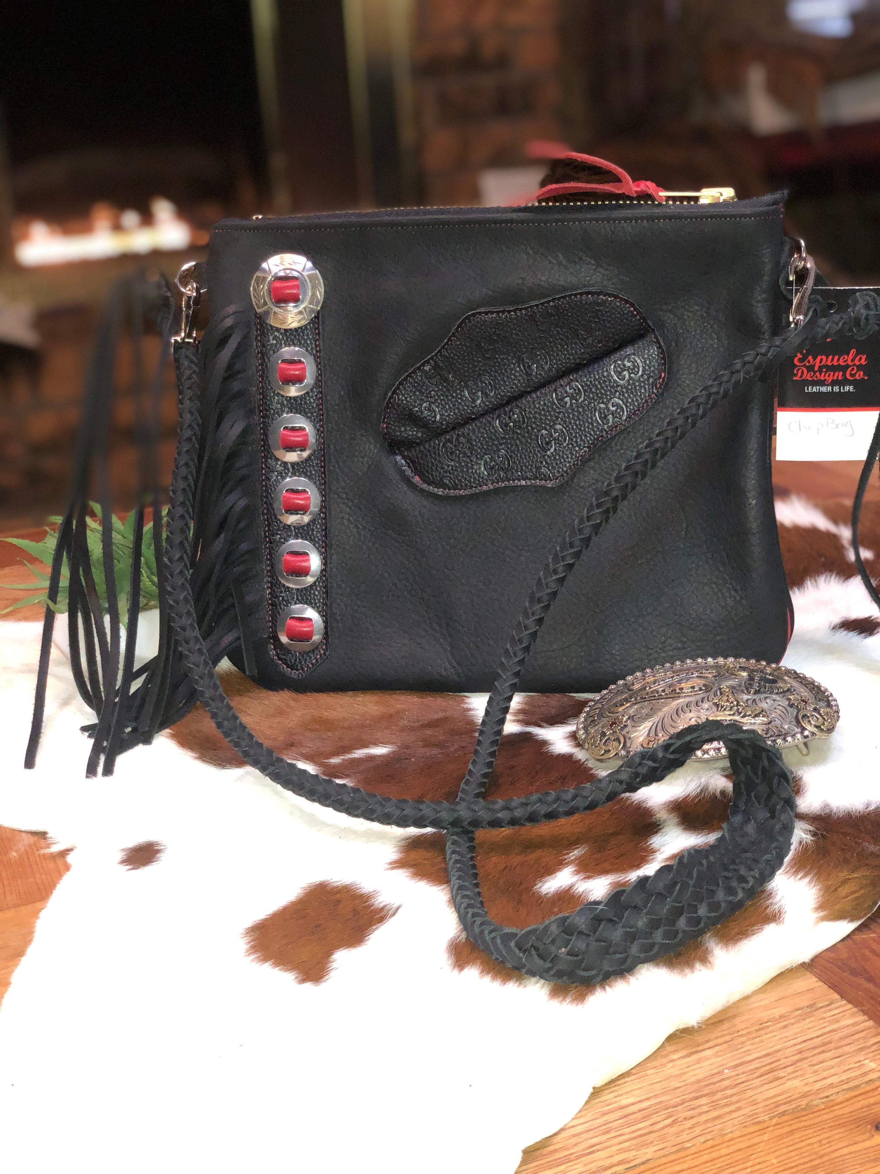 Gucci Leather Chap Bag