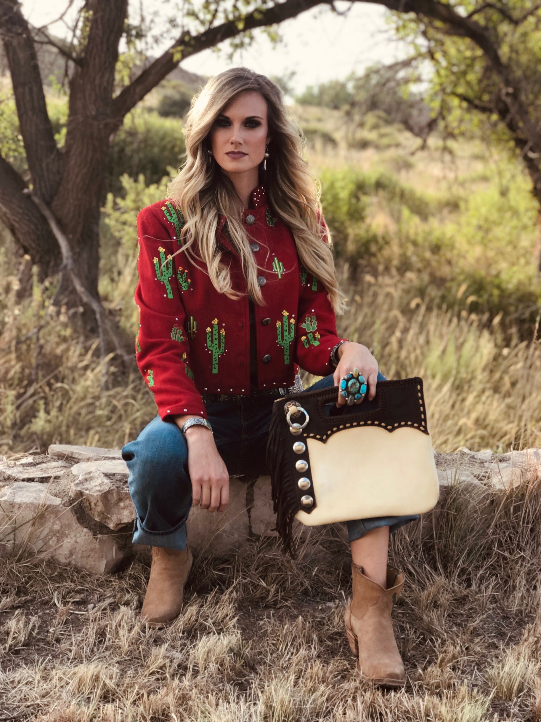 Buckskin Chisholm Handbag